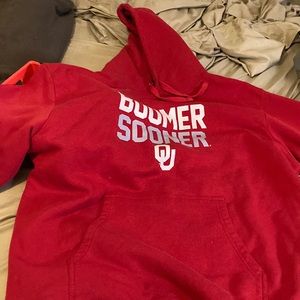 2XLBoomer Sooner hoodie red Mens
